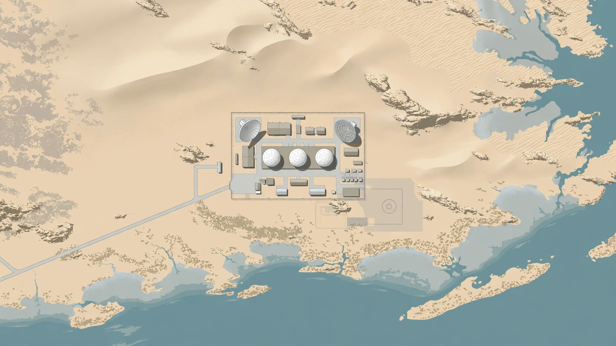 IRGC Satellite Images Claim Hits on US Radar in Bahrain