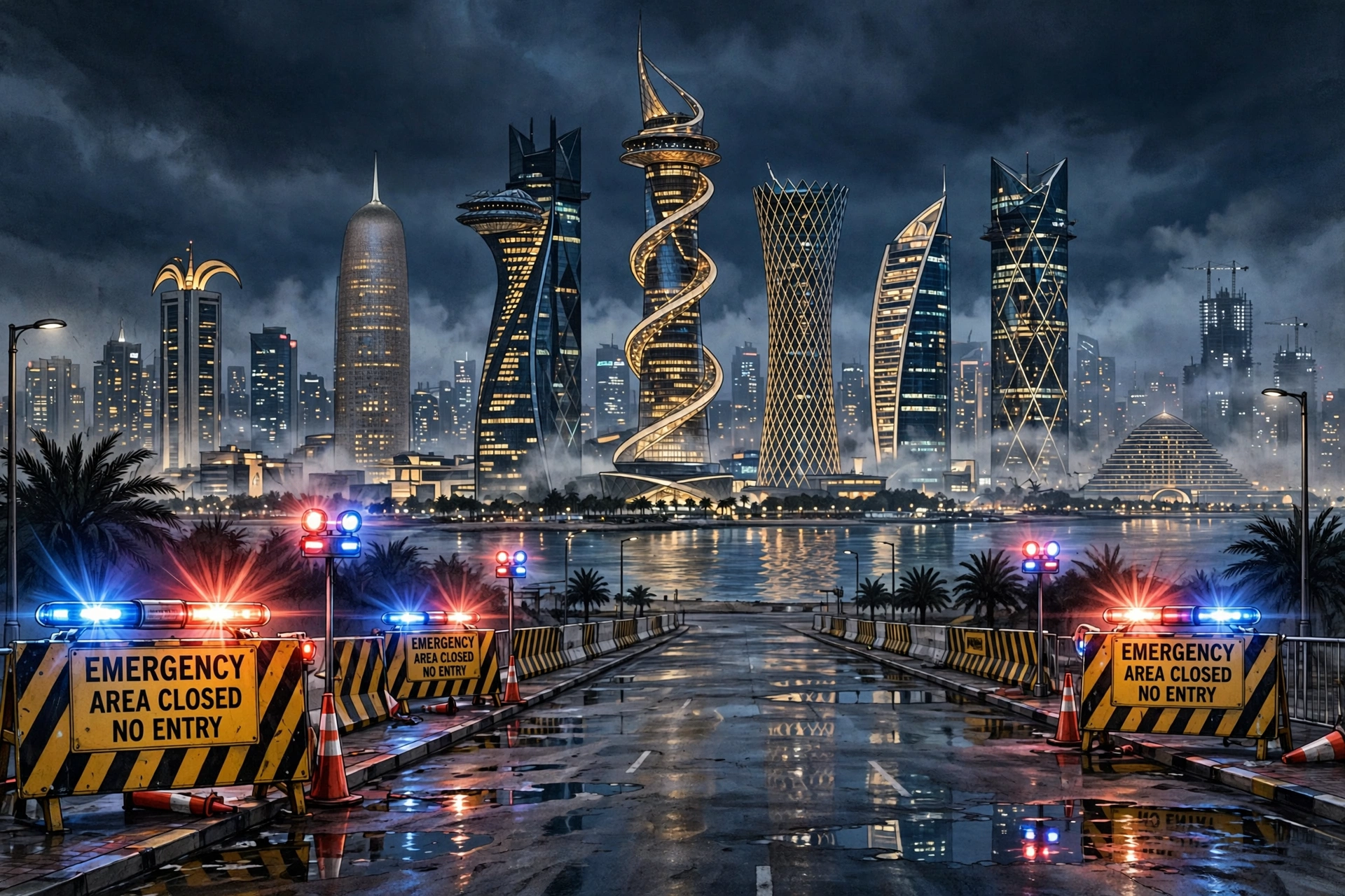 Qatar Tells Residents to Stay Indoors Amid War Alert