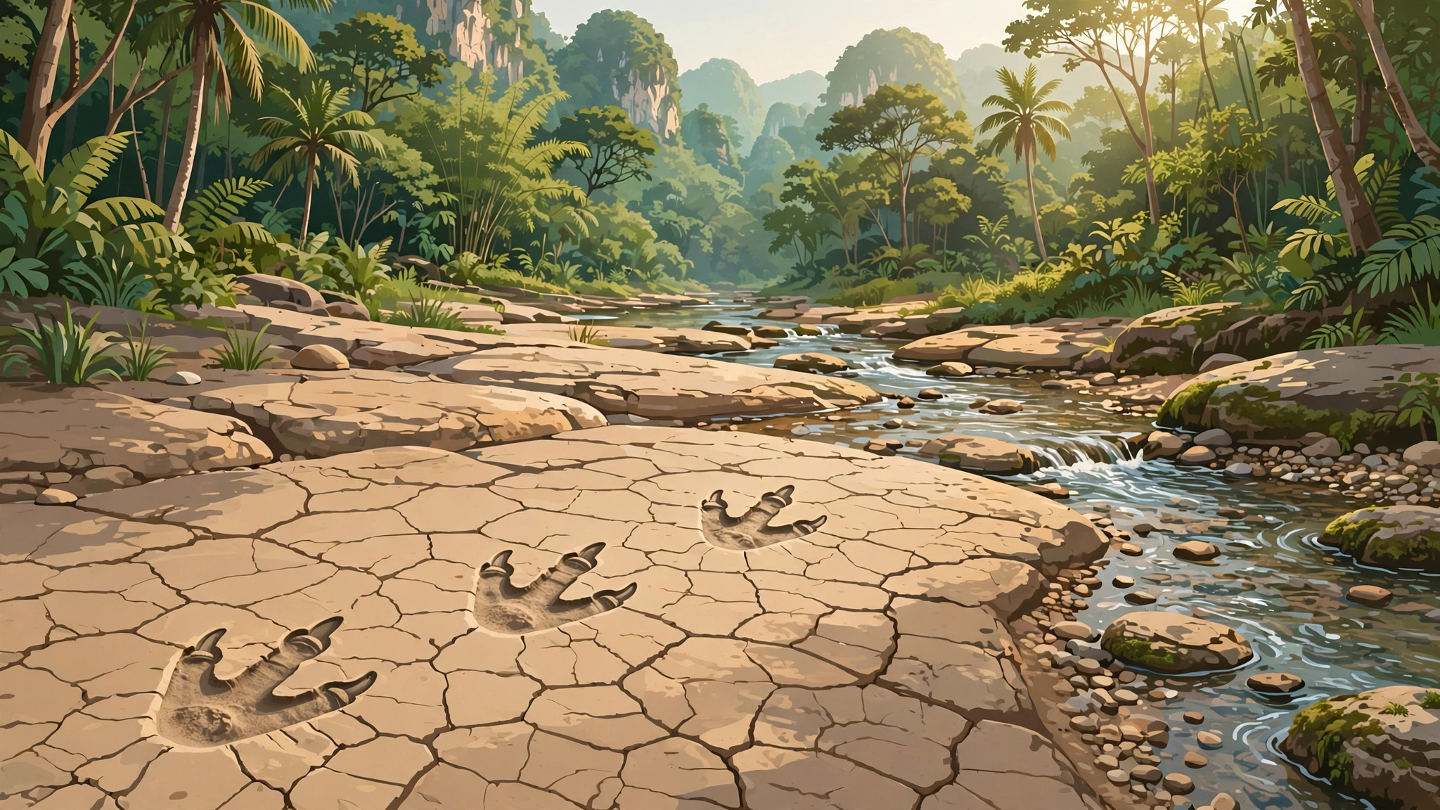 Thailand Dinosaur Footprints Found After Tourist's Photo