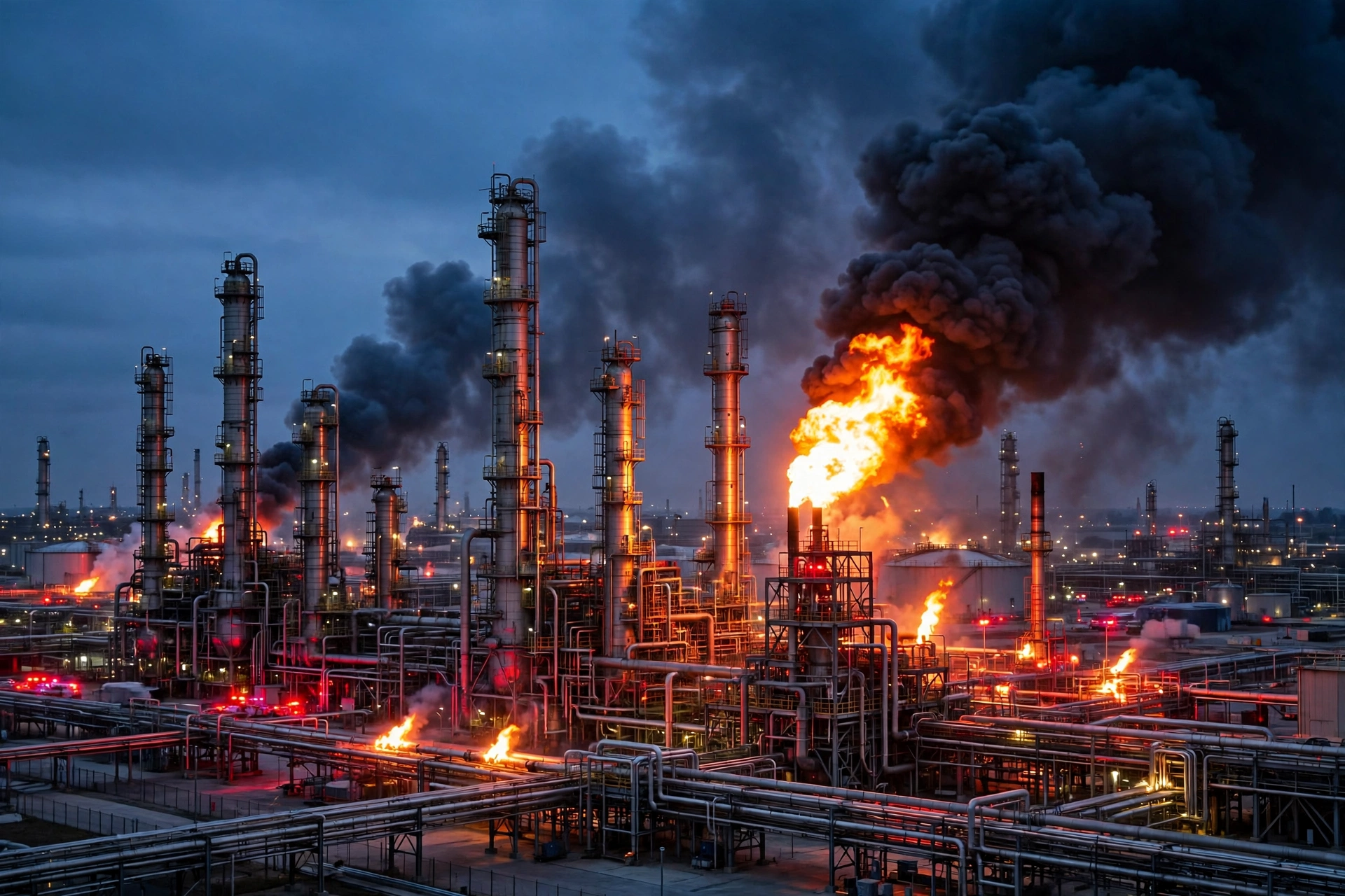 US-Israeli Strikes Hit Iran Petrochemical Plants