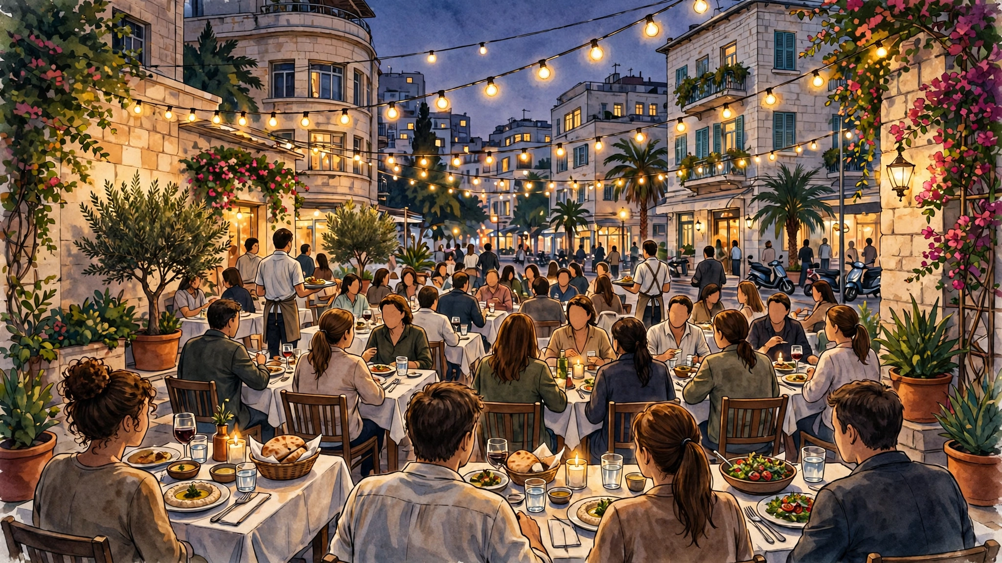 Israel's 'Siren Skip': Diners Dodge Restaurant Bills