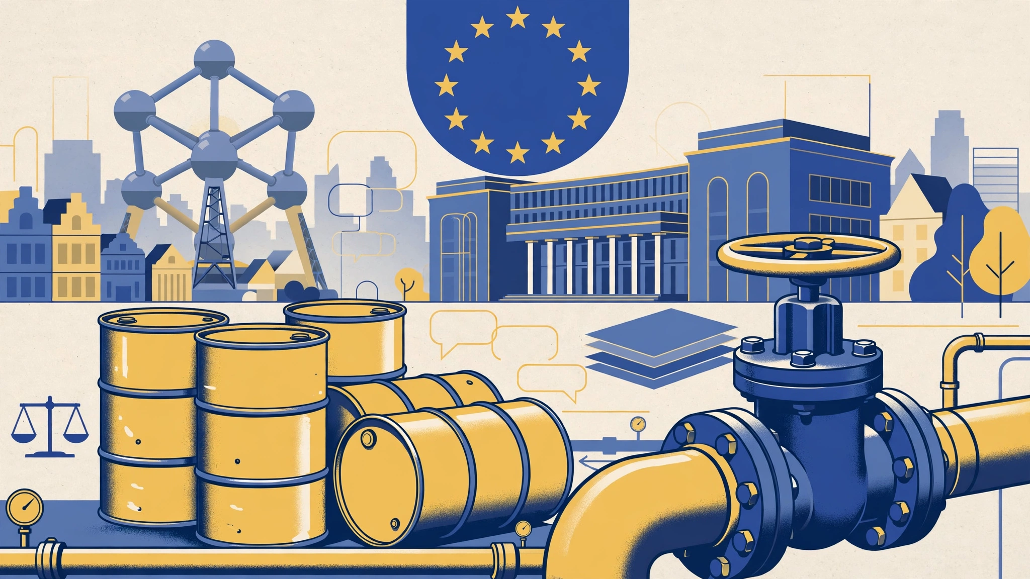 EU Delays Permanent Russian Oil Ban Amid Energy Shock