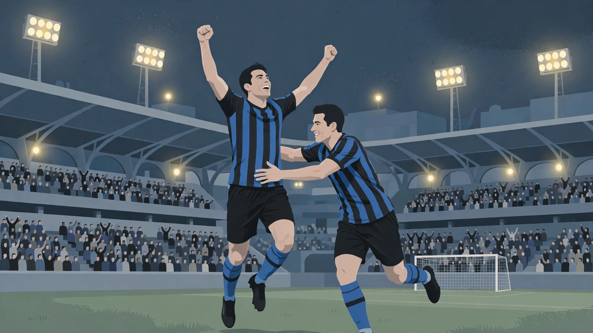 Inter Strike Late to Beat Fiorentina 2-1, Stay Top